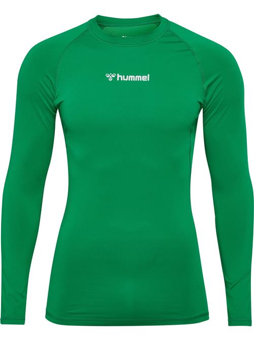 Hummel Funktionsskjorte  lysegrå / grøn