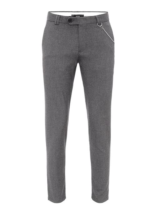 Antioch Lærredsbukser  grå-meleret