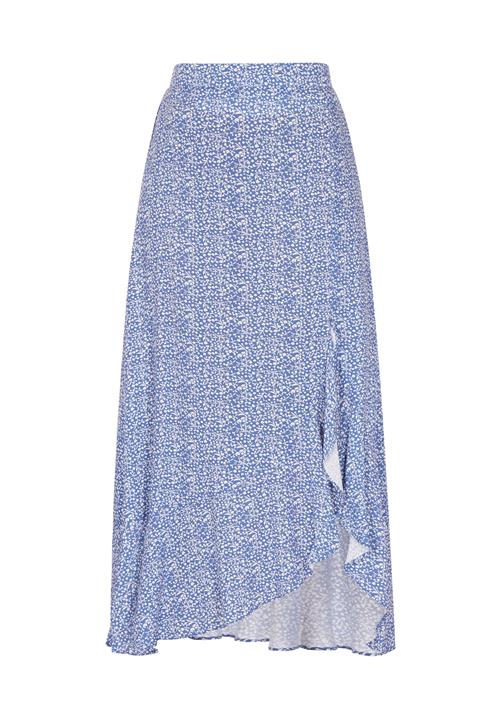 Usha Nederdel 'Fashion Look'  himmelblå / hvid