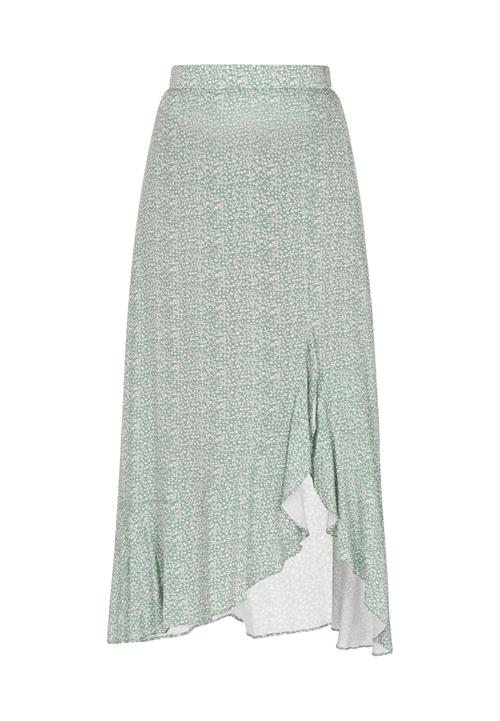 Usha Nederdel 'Fashion Look'  grøn / hvid