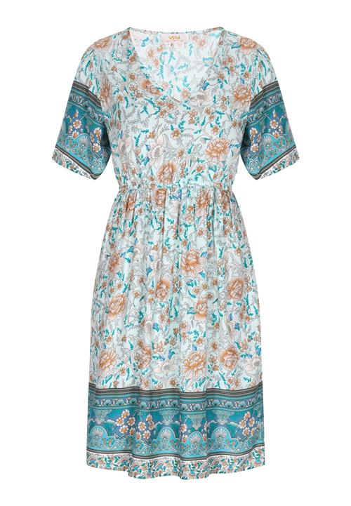 usha FESTIVAL Kjole 'Festival'  aqua / pastelorange / sort