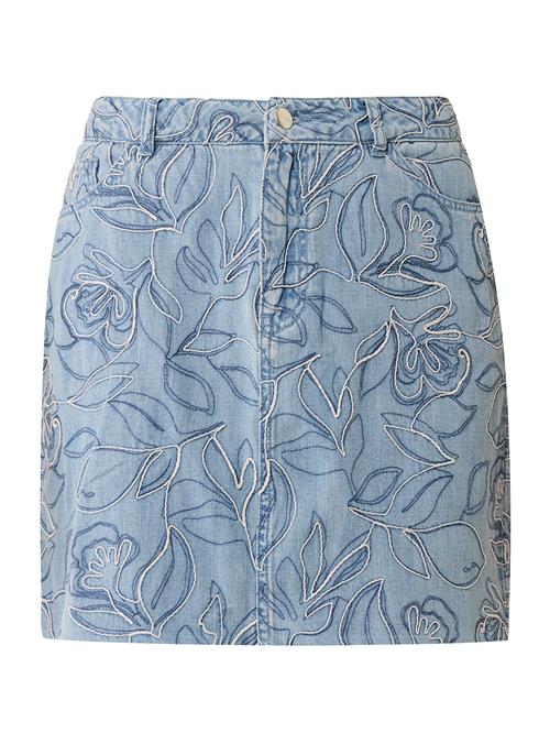 MEXX Nederdel  blue denim / mørkeblå / hvid