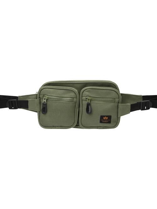 ALPHA INDUSTRIES Bæltetaske  oliven / sort