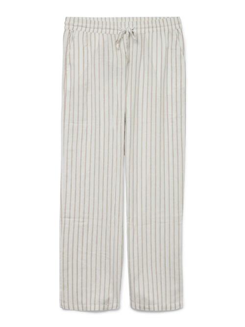 VERO MODA Bukser 'VMLinn'  beige / hvid