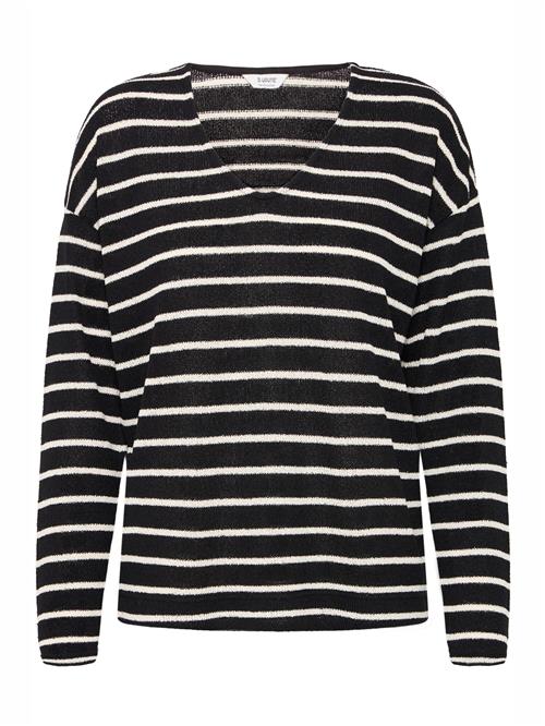 b.young Sweatshirt  sort / uldhvid