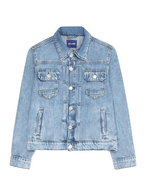 Only & Sons Junior Overgangsjakke 'OSJDUKE'  blue denim