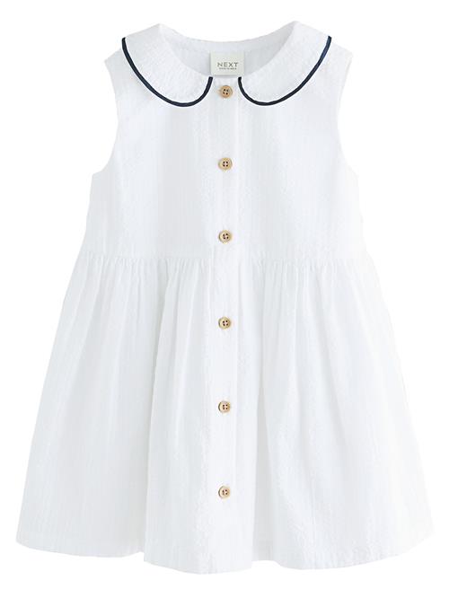 Next Kjole  mørkeblå / hvid