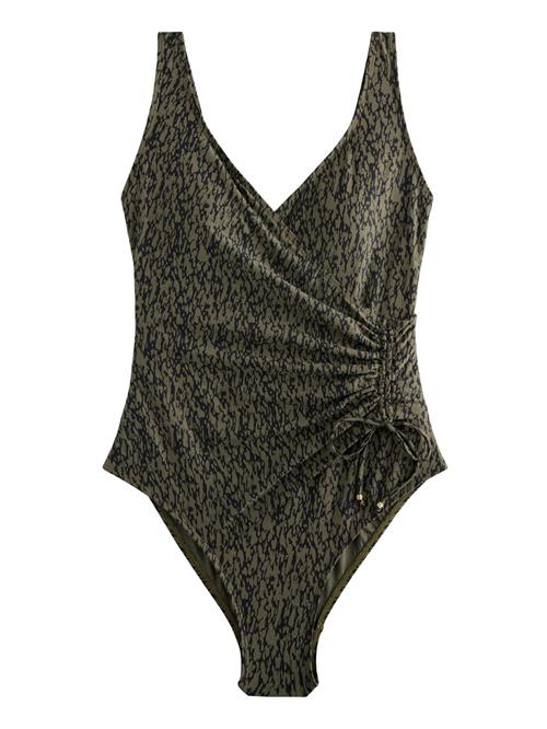 Next Badedragt  khaki / sort