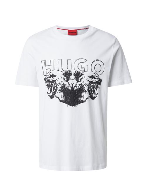 HUGO Bluser & t-shirts 'Durro'  sort / hvid