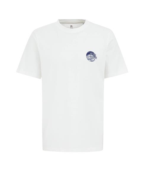 WE Fashion Bluser & t-shirts  mørkeblå / hvid