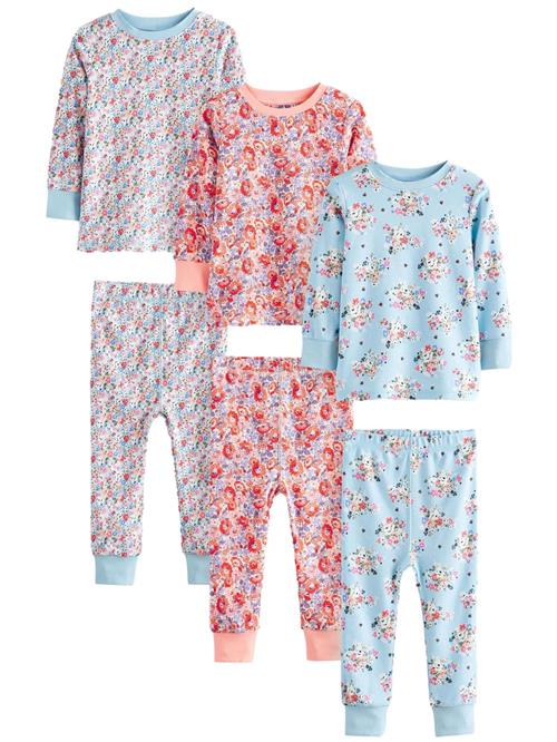 Next Nattøj  lyseblå / lilla / orange / lyserød