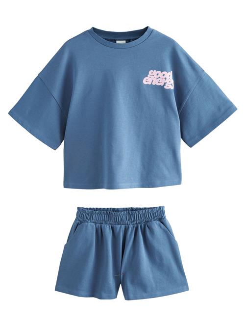 Next Sæt  blå / pastelpink