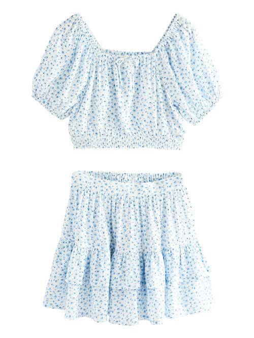 Next Sæt  blå / lyseblå / sort