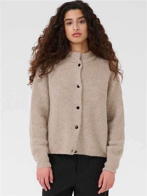Gestuz Cardigan 'AlphaGZ'  beige-meleret