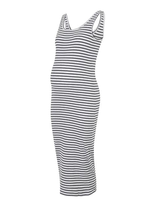 MAMALICIOUS Kjole 'MLAwa'  lysegrå / sort