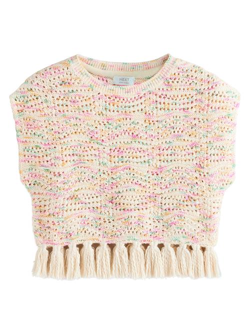 Next Overdel  ecru / grøn / lyserød