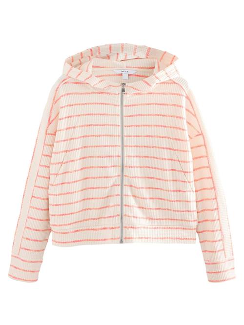 Next Sweatjakke  ecru / lys rød