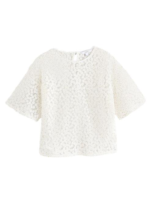 Next Bluse  guld / hvid