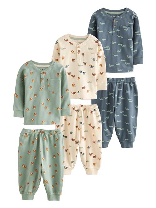 Next Nattøj  lysebeige / safir / brun / pastelgrøn