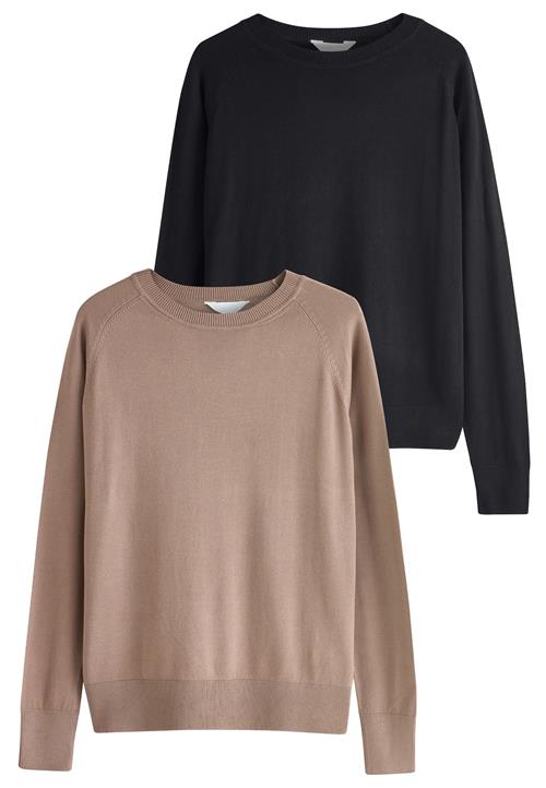 The Set Pullover  mørkebeige / sort