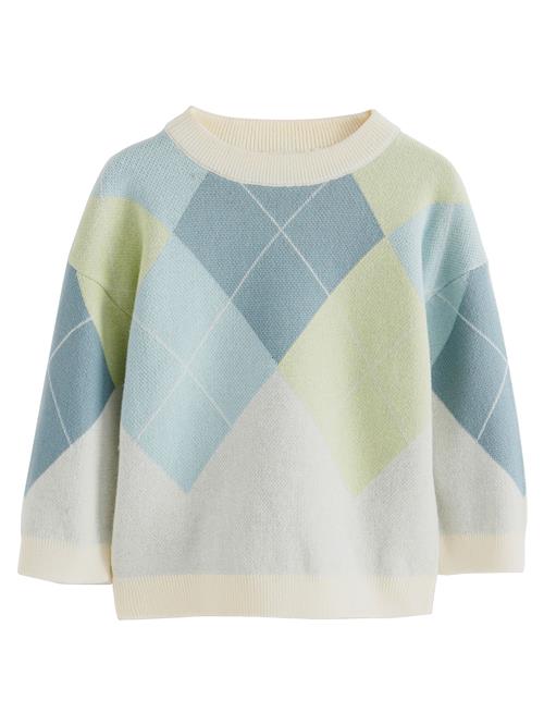 Next Pullover  beige / blå / grøn