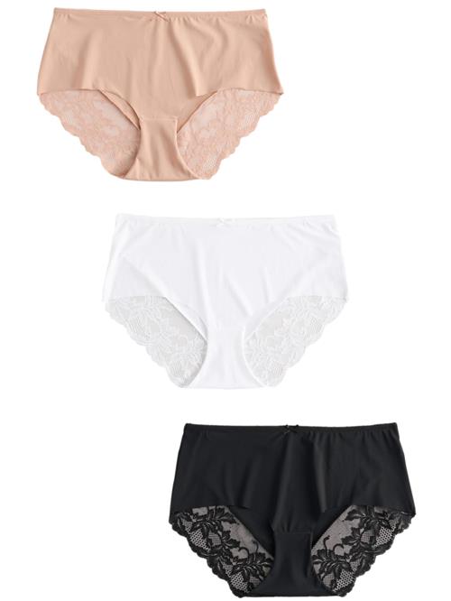 Next Slip  nude / sort / hvid