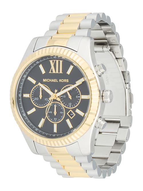 Michael Kors Analogt ur 'LEXINGTON'  guld / sort / sølv