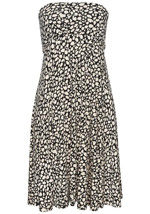 LASCANA Sommerkjole  beige / sort