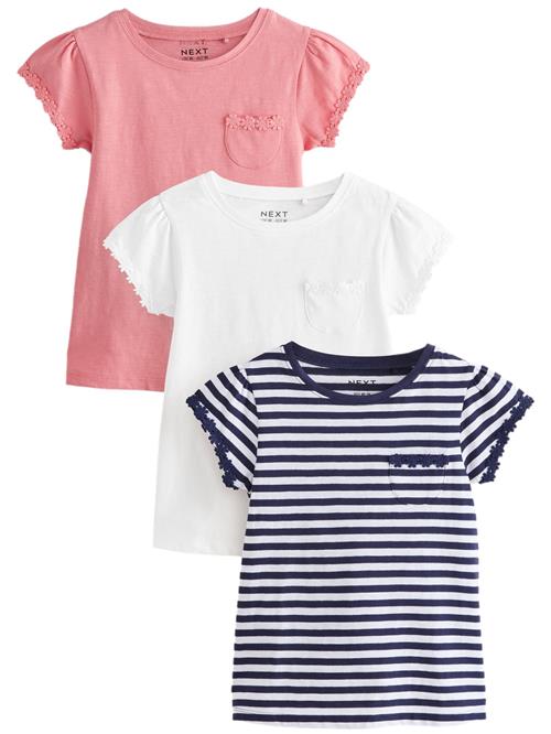 Next Bluser & t-shirts  navy / lys pink / hvid