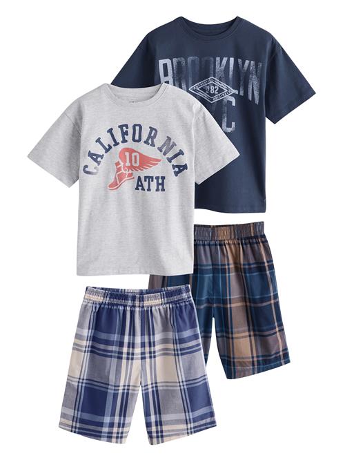 Next Nattøj  kit / marin / grå / cranberry