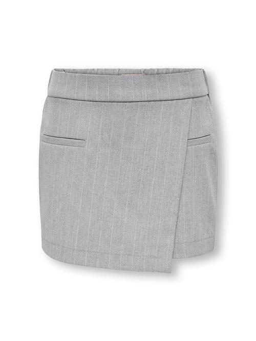 ONLY GIRLS Nederdel 'KOGBrie'  grå / hvid