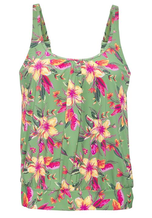 LASCANA Tankini-overdel  gul / lysegrøn / orange / fuchsia