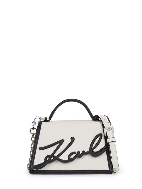 Karl Lagerfeld Håndtaske  sort / hvid