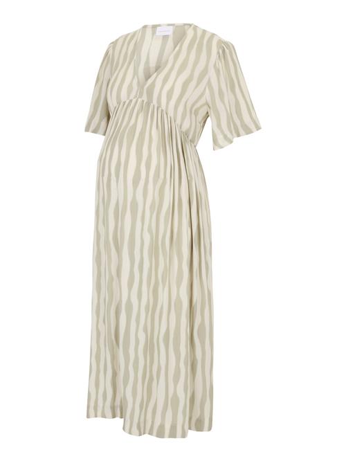 MAMALICIOUS Kjole 'MLPolly'  khaki / uldhvid