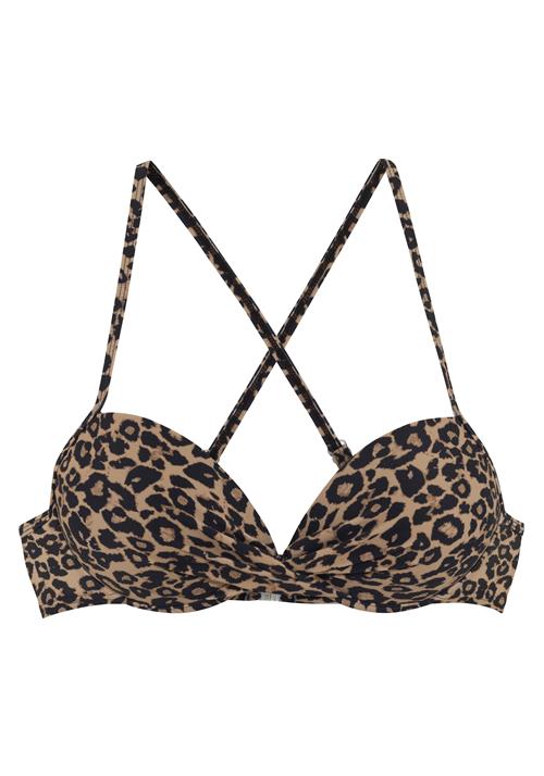 VIVANCE Bikinioverdel  brun / sort