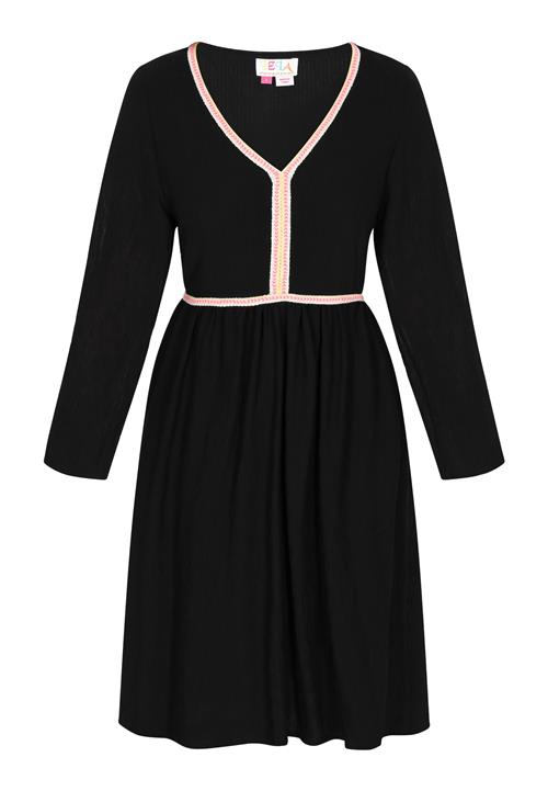 IZIA Kjole 'Festival'  gul / lyserød / sort / hvid