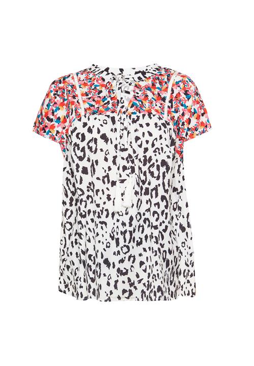 Usha Bluse  blandingsfarvet