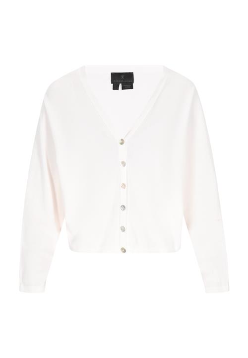 DreiMaster Klassik Cardigan 'Classic Look'  hvid