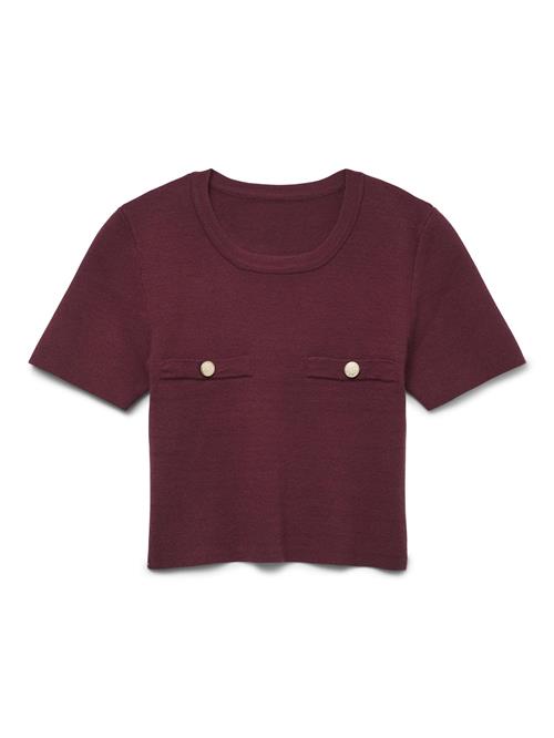 VERO MODA Pullover 'Kristin'  guld / purpur