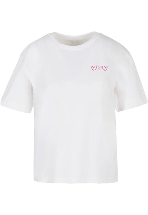Mister Tee Shirts 'Always Trust Your Heart'  pink / lys pink / sort / hvid