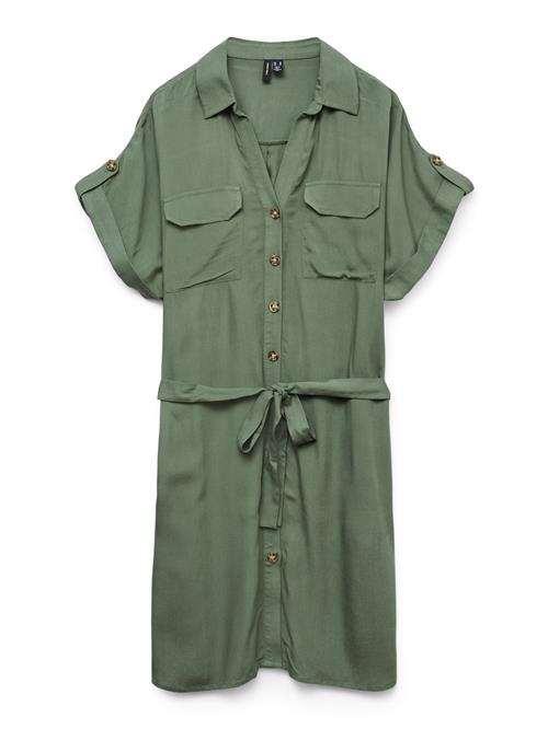 VERO MODA Blusekjole 'VMBumpy'  grøn