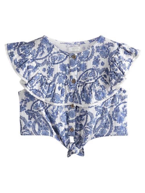 Next Bluse  blå / hvid