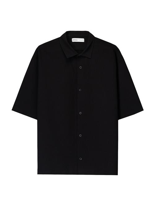 Bershka Skjorte  sort