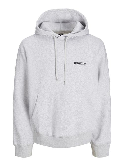 JACK & JONES Sweatshirt 'JCOUnion'  grå-meleret / sort