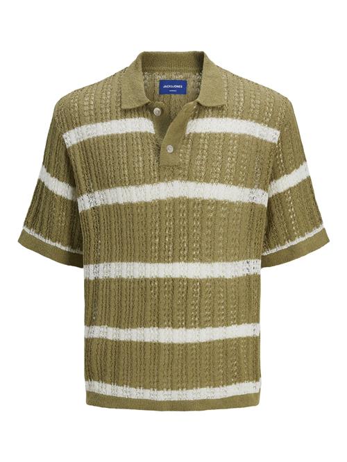 JACK & JONES Pullover  grøn / hvid