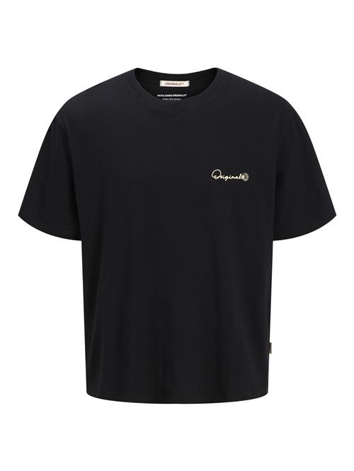 JACK & JONES Bluser & t-shirts  lysegul / sort / hvid