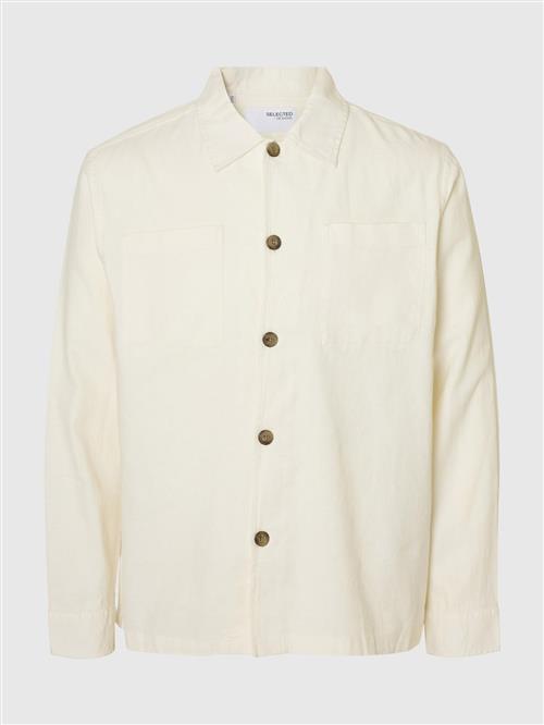 SELECTED Skjorte  uldhvid
