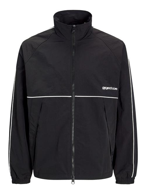 JACK & JONES Overgangsjakke 'JCOUnion'  sort / hvid