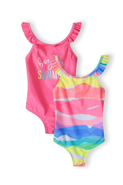 MINOTI Badedragt  blandingsfarvet / pink