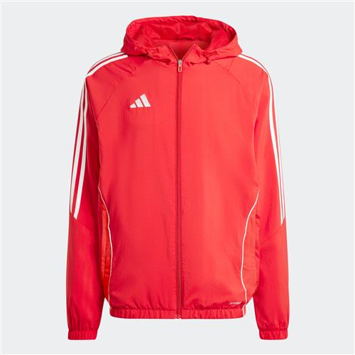 ADIDAS PERFORMANCE Træningsjakke 'Tiro 24'  knaldrød / hvid